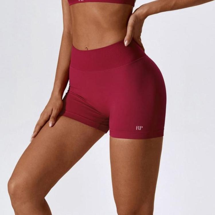 Sienna V Back Shorts Rockstar Peach